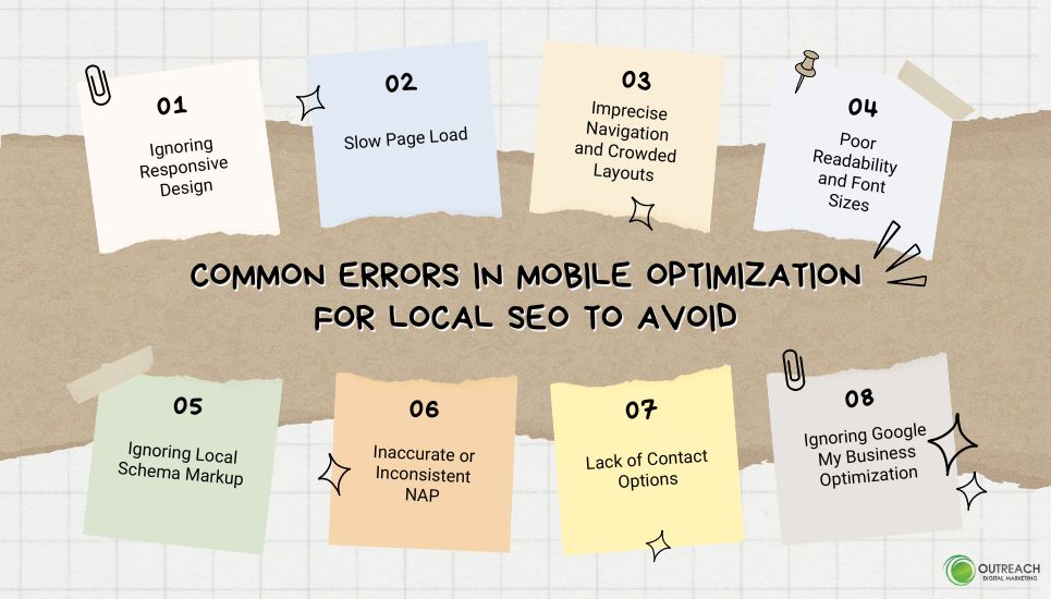 Common Errors in Mobile Optimization for Local SEO to Avoid